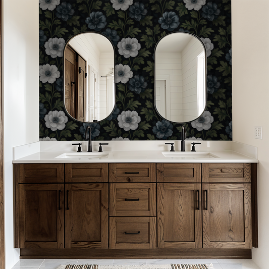Nocturne Bloom Wallpaper X Peony & Honey