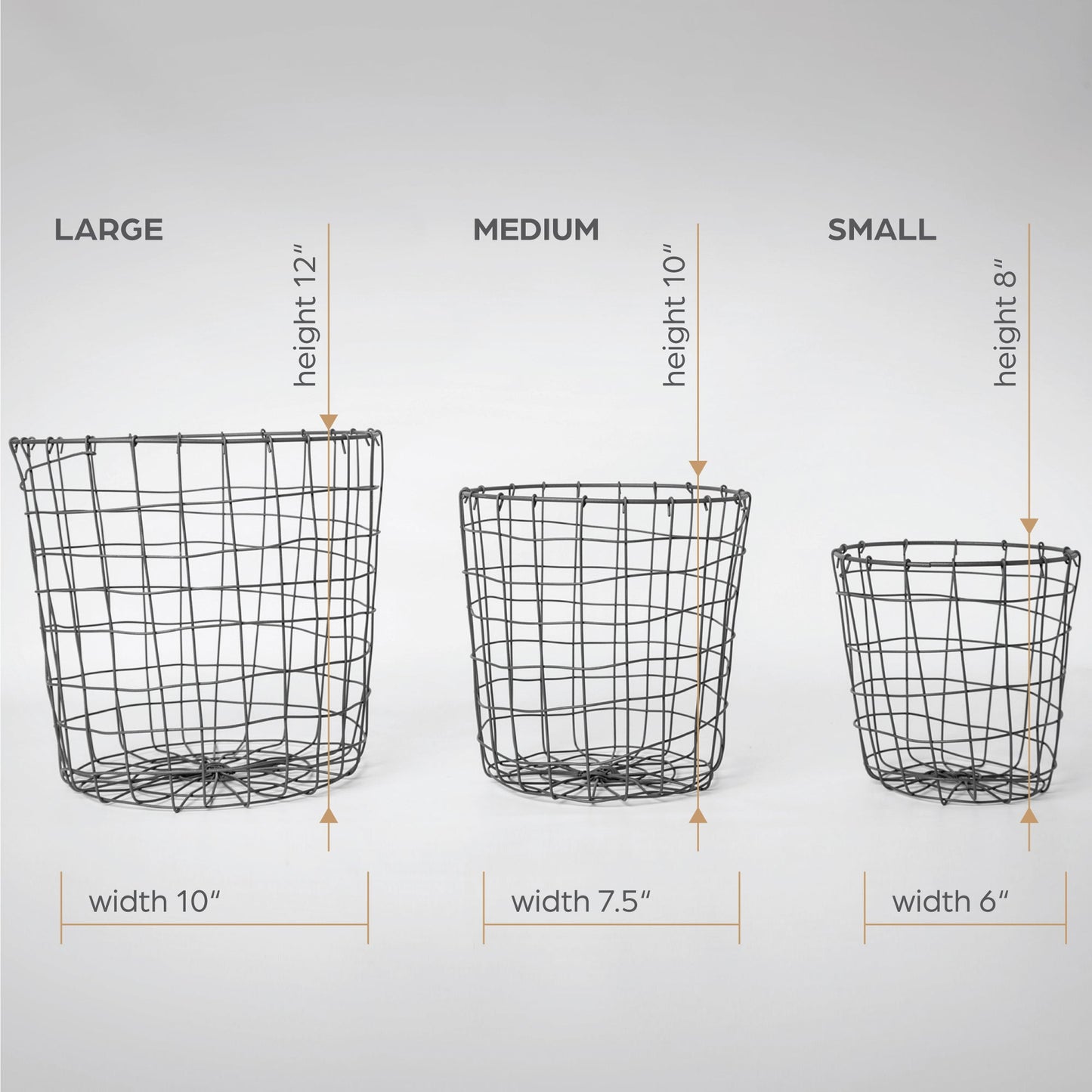 Ember Round Iron Basket