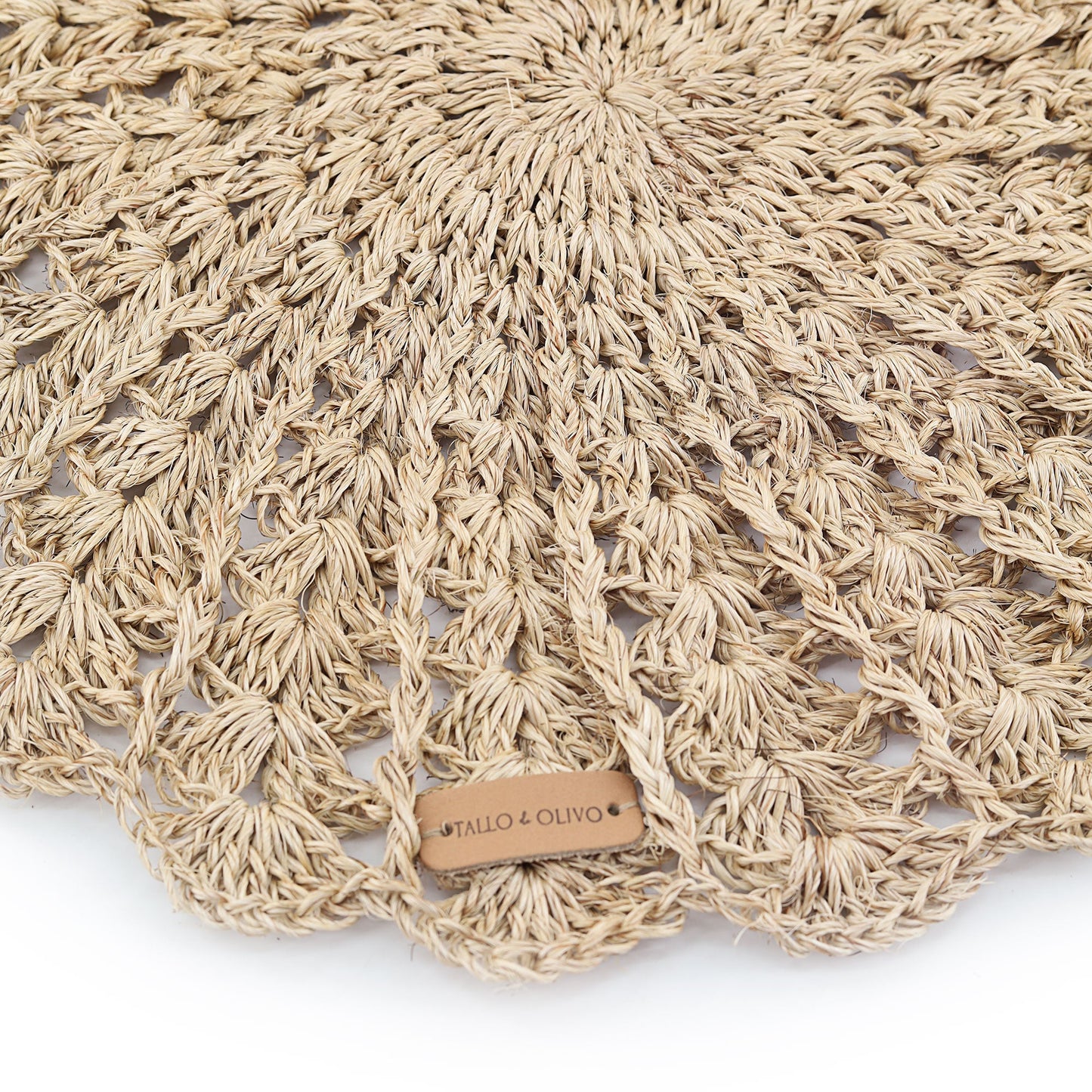 Hand Crocheted Round Placemat - Gio