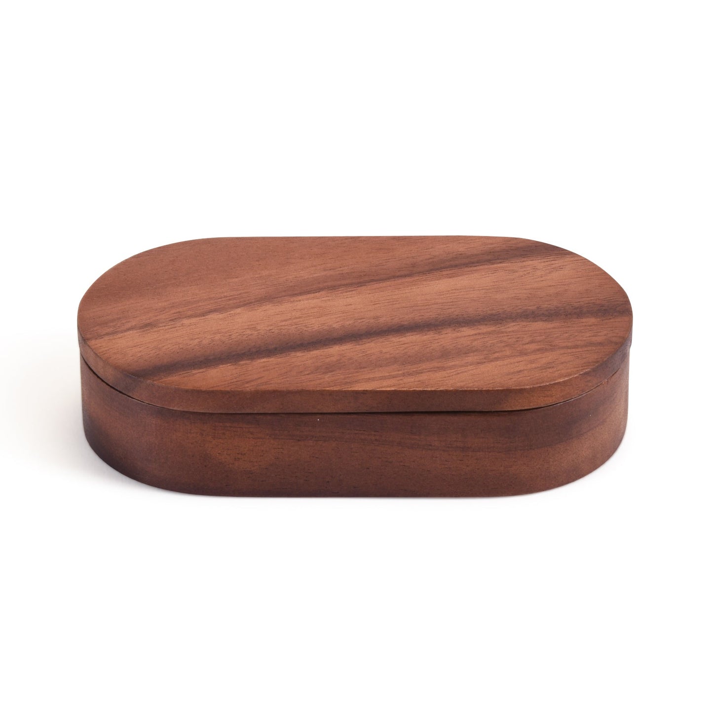 Salt & Pepper Wooden Pinch Pot w/ Cover