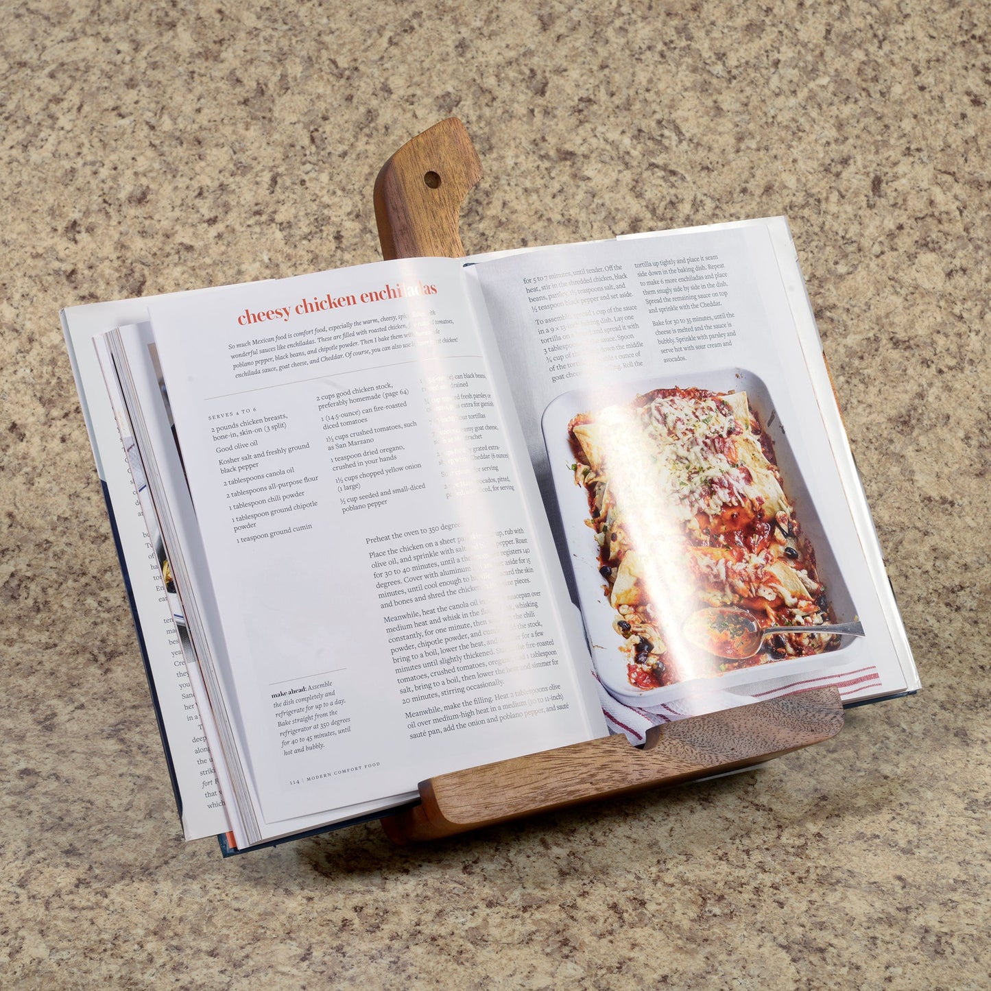Acacia Wood Cookbook Holder