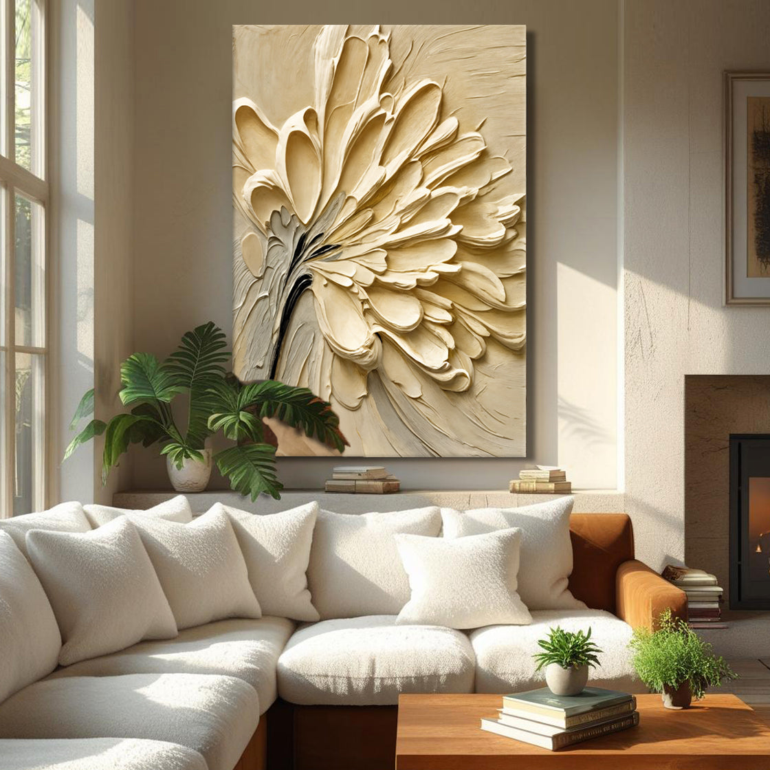 Cavera Flower Petal Canvas Art
