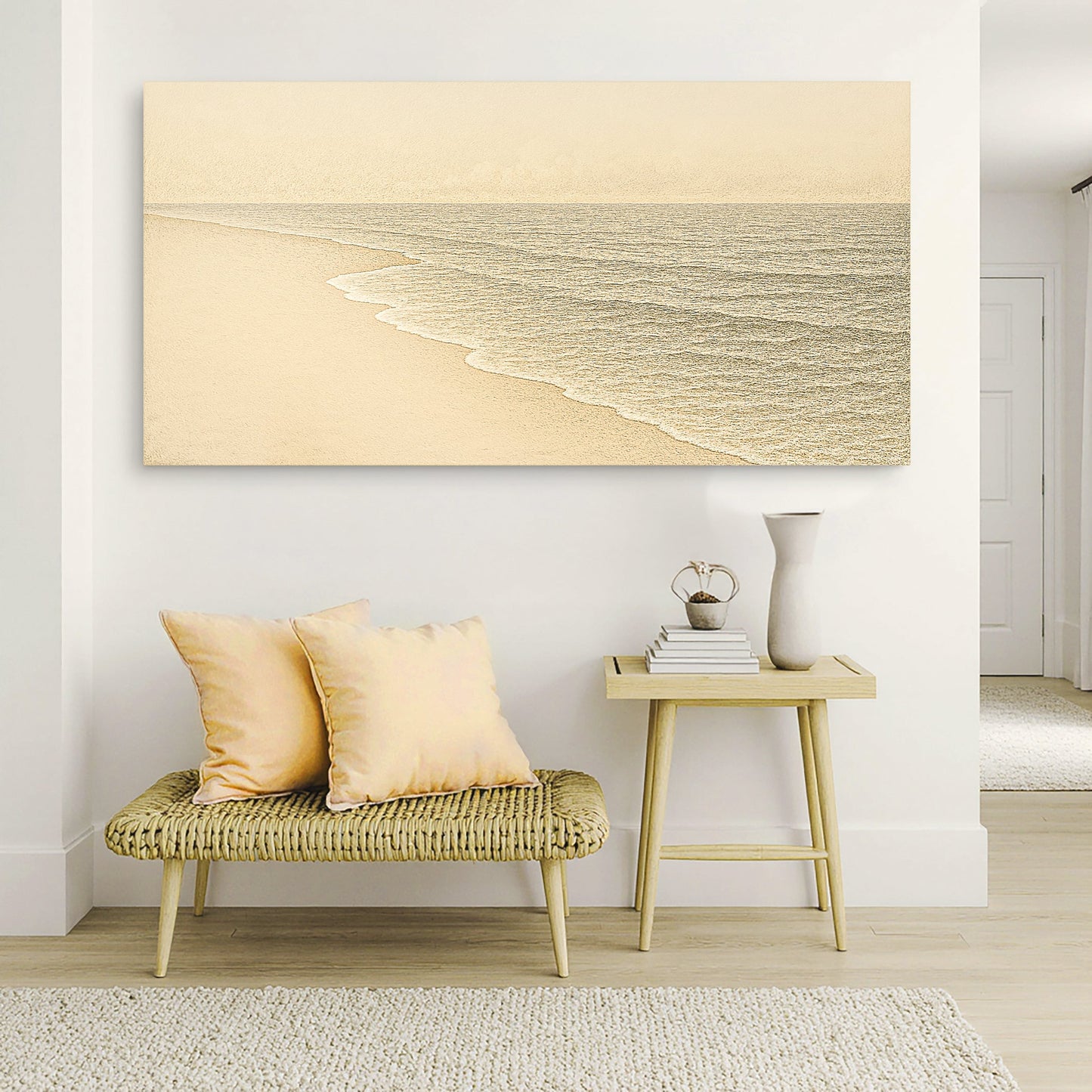 Caille Beach Shoreline Coastal Wall Art III
