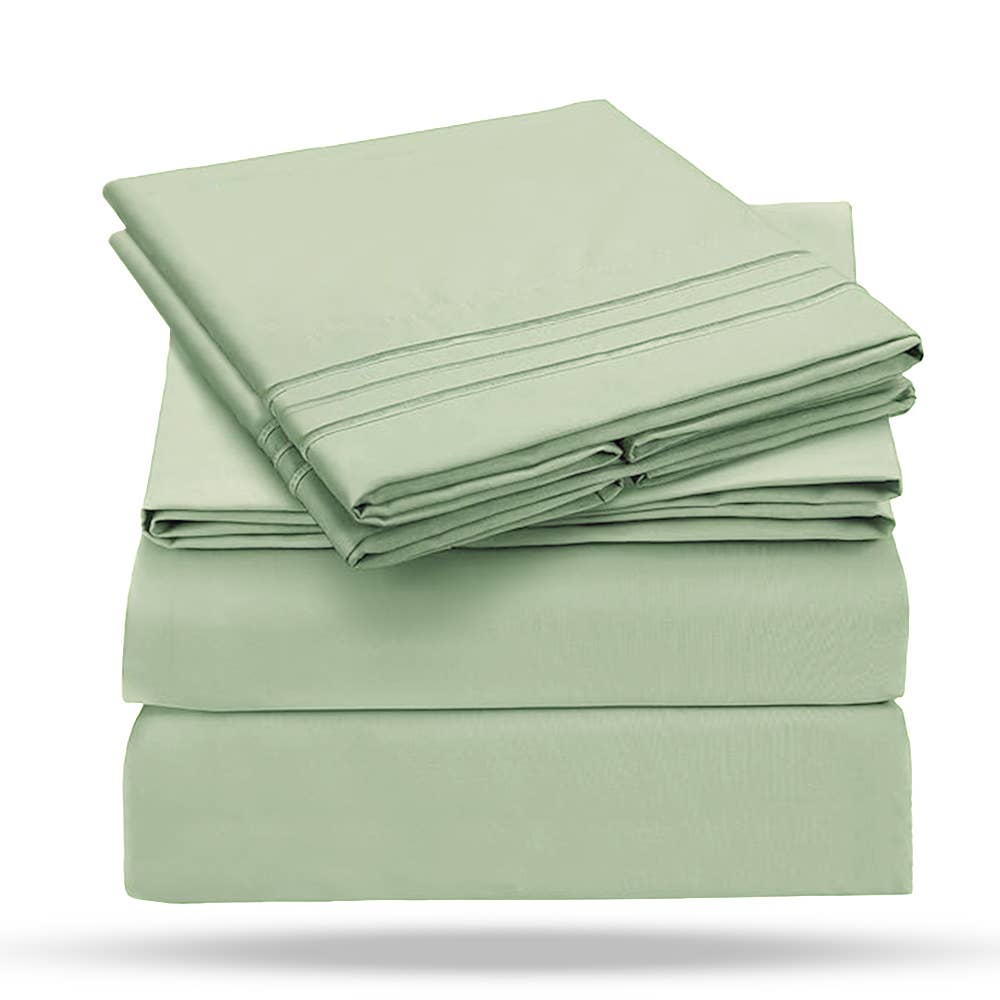 Le Luxe Home - Hotel Collection 4 Pc 1800 Series Ultra Soft Sheet Set