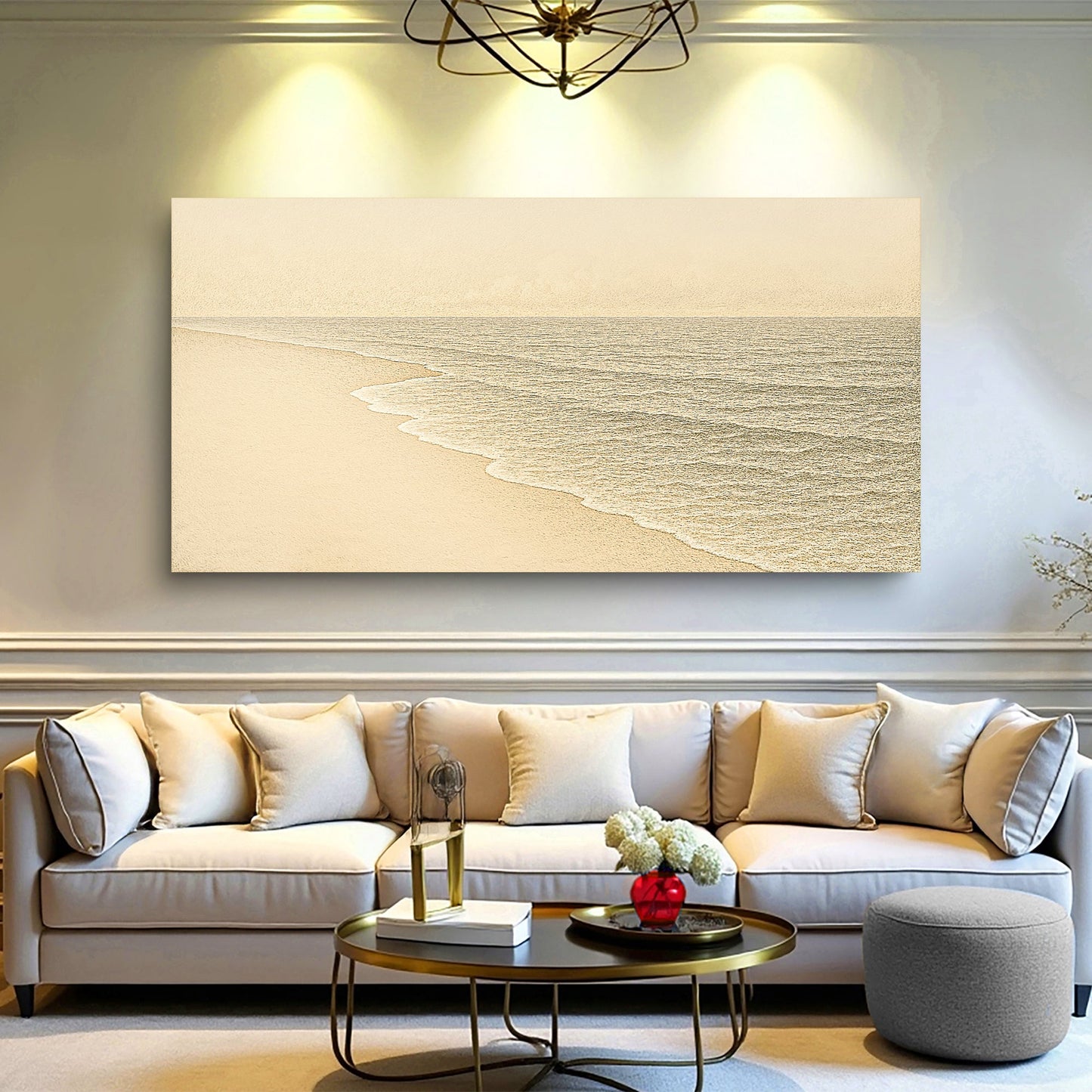 Caille Beach Shoreline Coastal Wall Art III