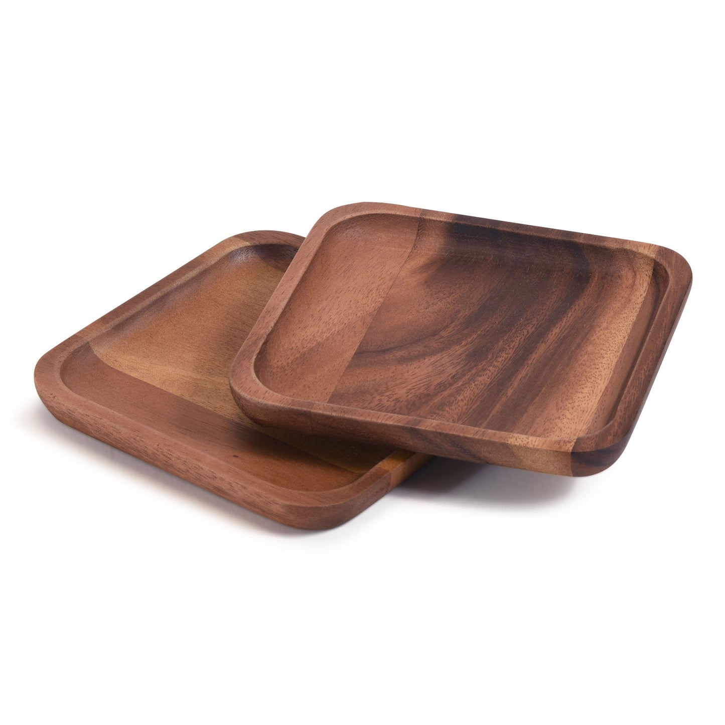 Woodcrest Acacia Wood Square Plates