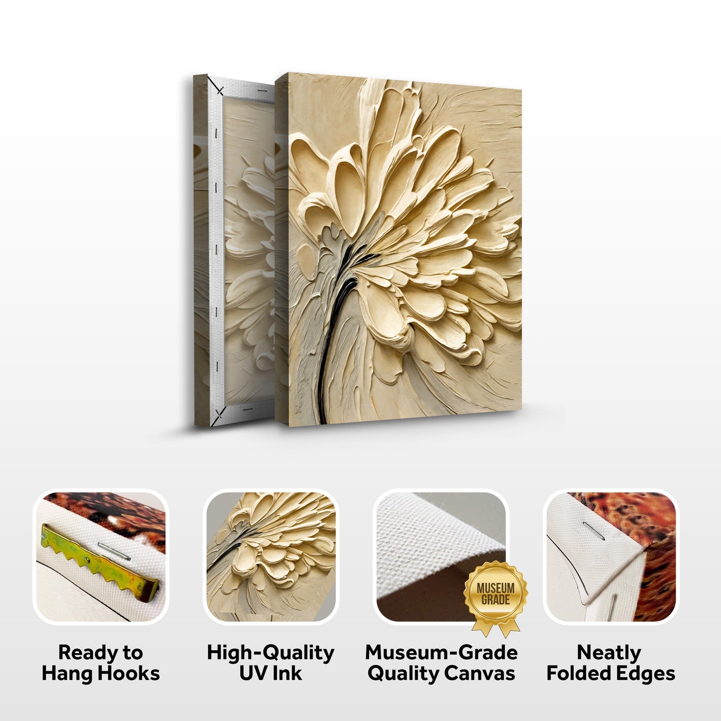 Cavera Flower Petal Canvas Art