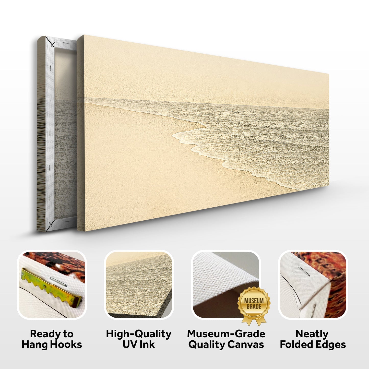 Caille Beach Shoreline Coastal Wall Art III