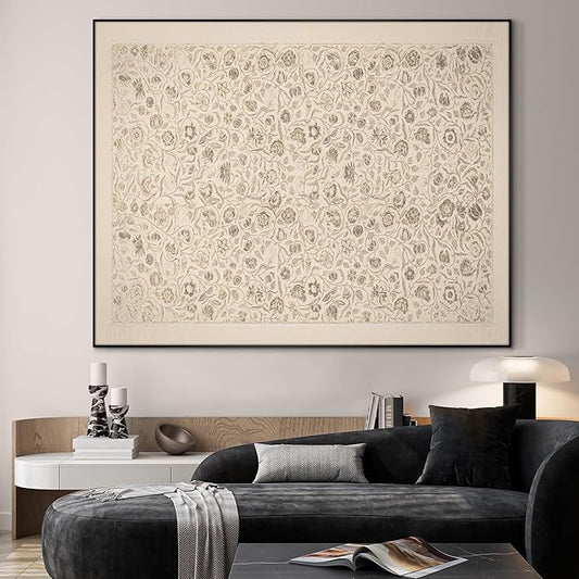 Vintage Botanical Sketch with Detailed Floral Pattern