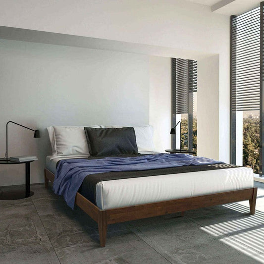 Mervyn Solid Acacia Wood Platform Bed