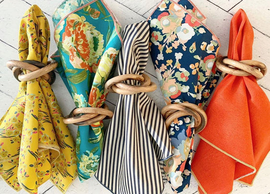 Elote Wood Bangles Napkin Rings