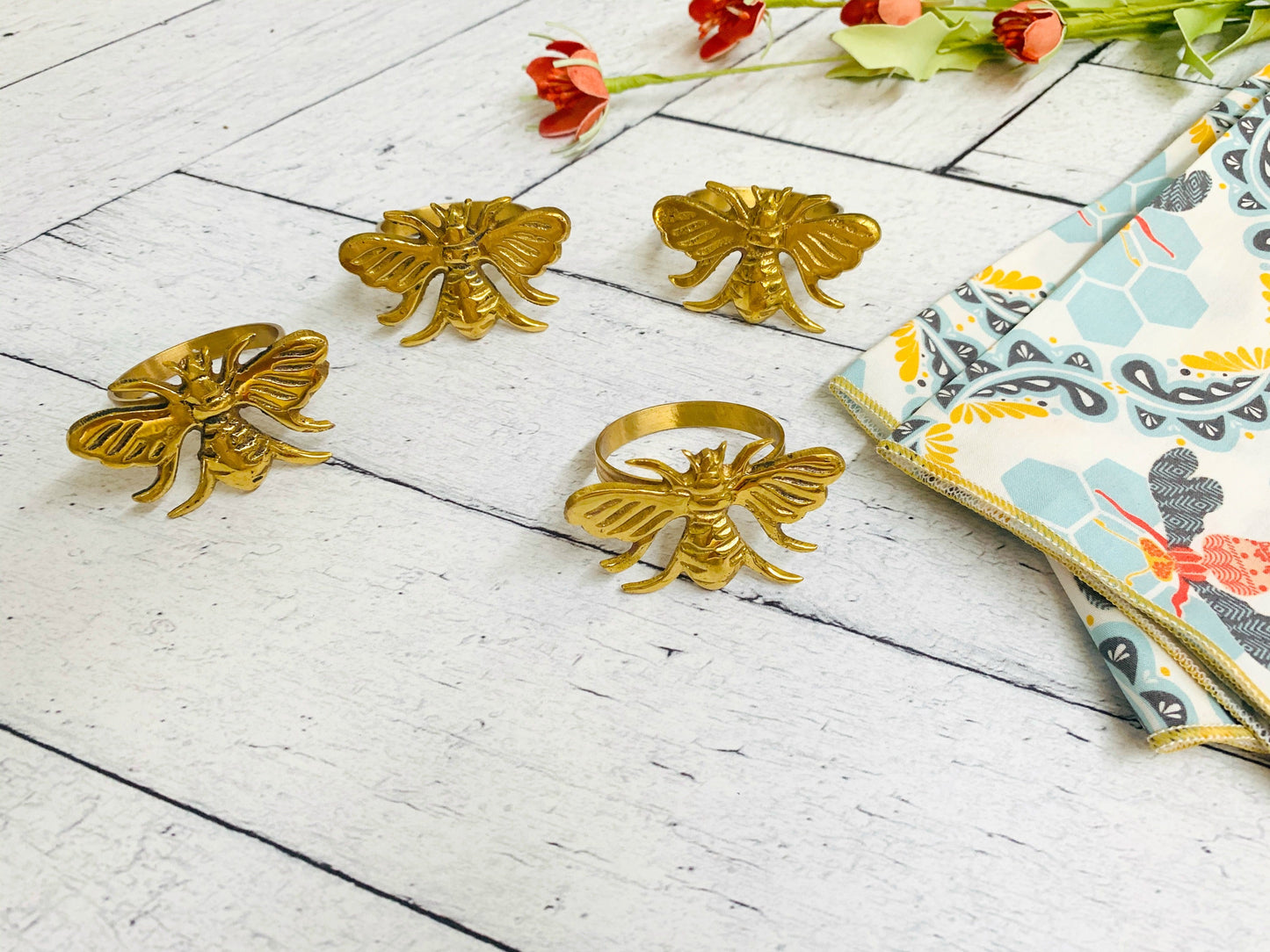 Honey Bee Cloth Napkins