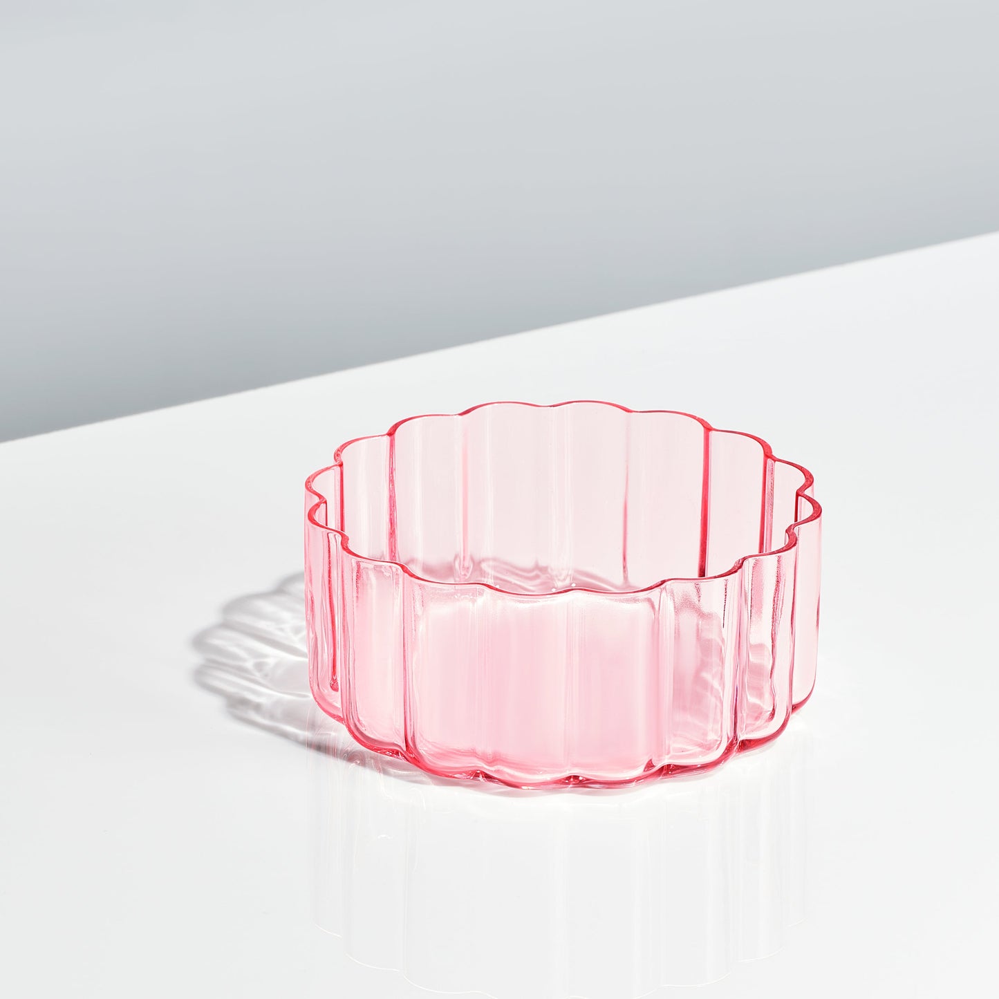Blush Flower Glassware