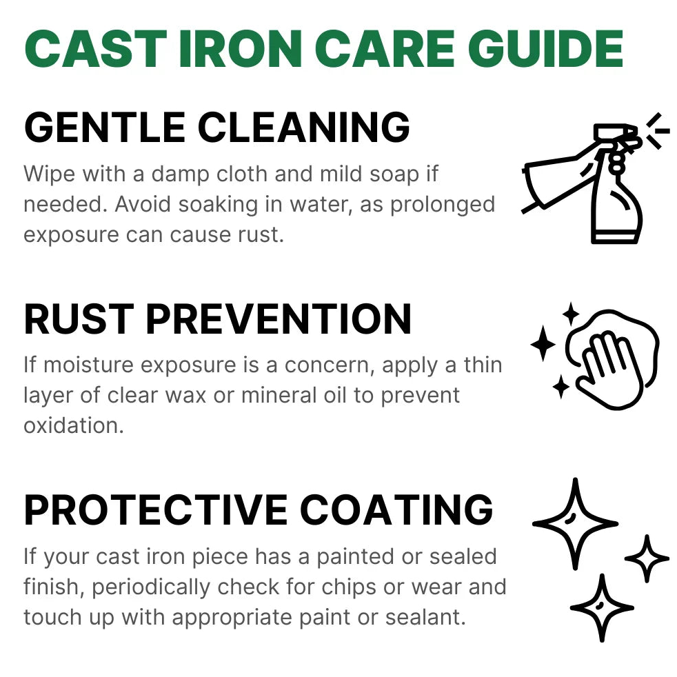 Rustic Water Pump Cast Iron Birdbath