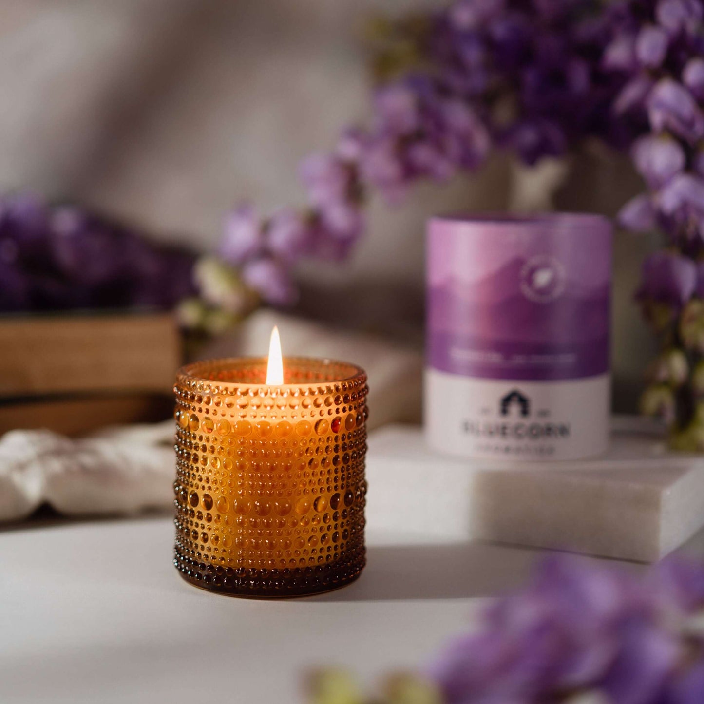 Bluecorn Hand-crafted Coconut Wax Candle
