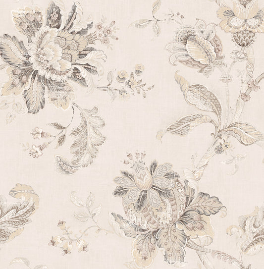 Anelda Jacobean Peel and Stick Removable Wallpaper