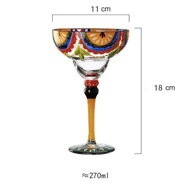 Handmade Artisan Margarita Glasses