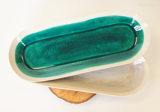 Pietra Artisan Long Oval Dish
