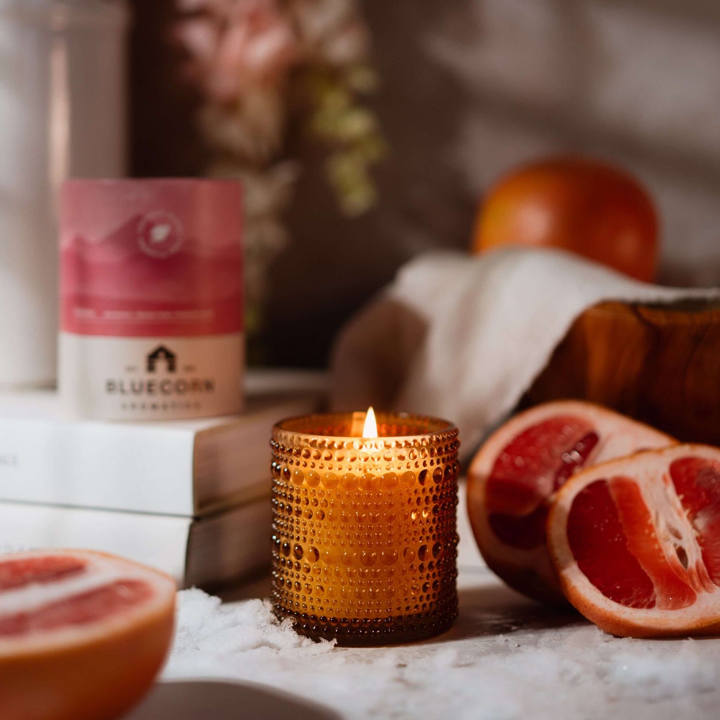Bluecorn Hand-crafted Coconut Wax Candle