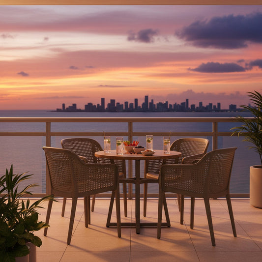 Newport Outdoor Patio Arm Chairs