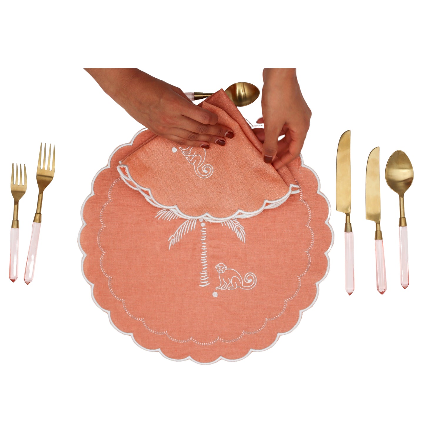 Peonia d'Oro Blush Cutlery - 24 piece