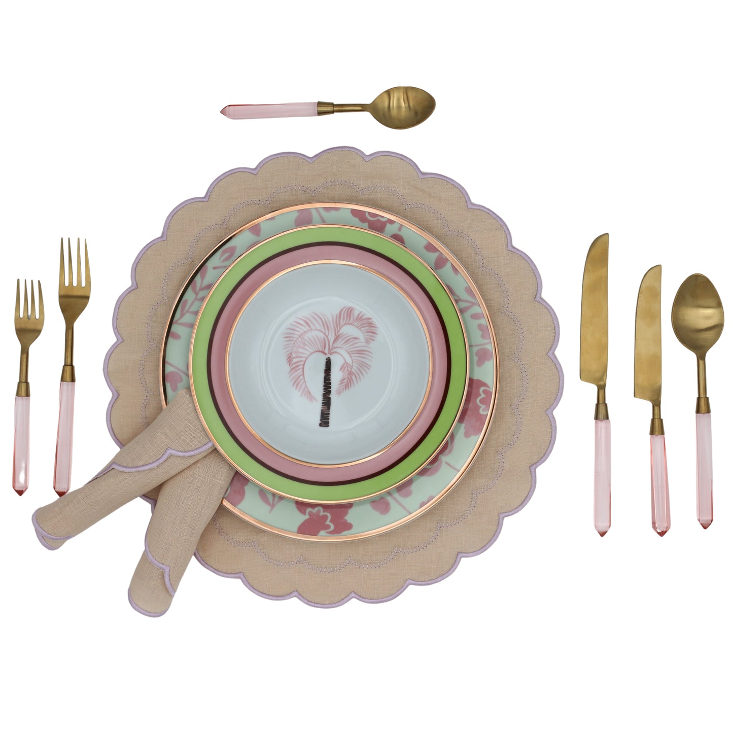 Peonia d'Oro Blush Cutlery - 24 piece