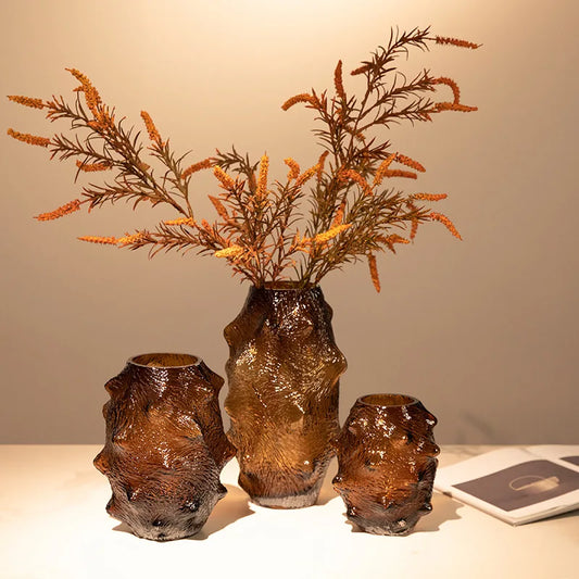 Sea Cucumber Glass Vase by DecorBites™
