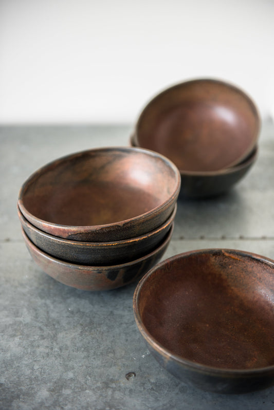 Raya Rust Artisanal Stoneware Bowl