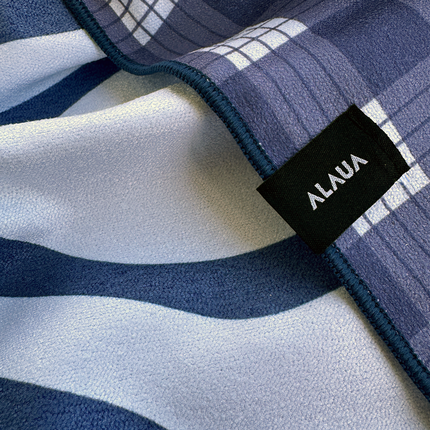 'Ulu Palaka Blue Anywhere Towel