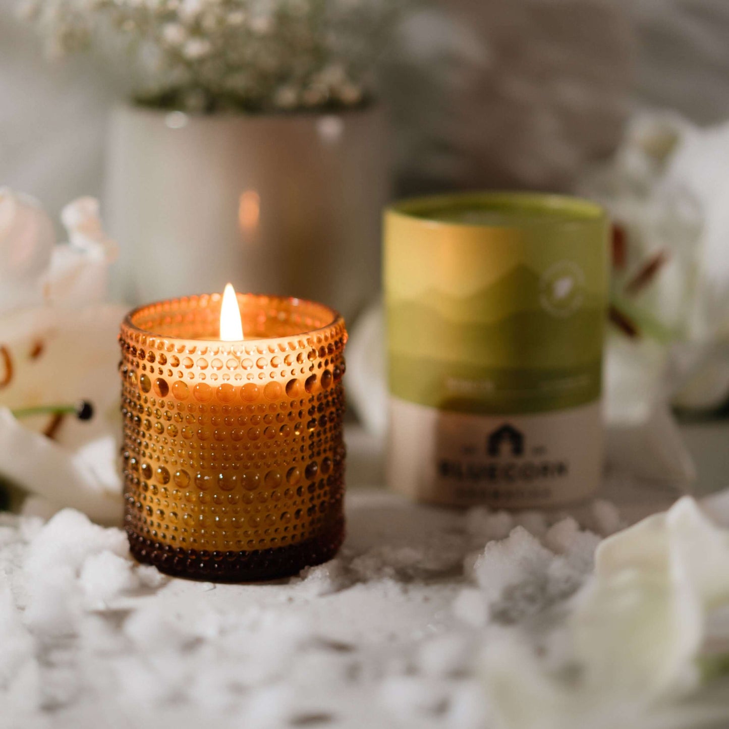 Bluecorn Hand-crafted Coconut Wax Candle
