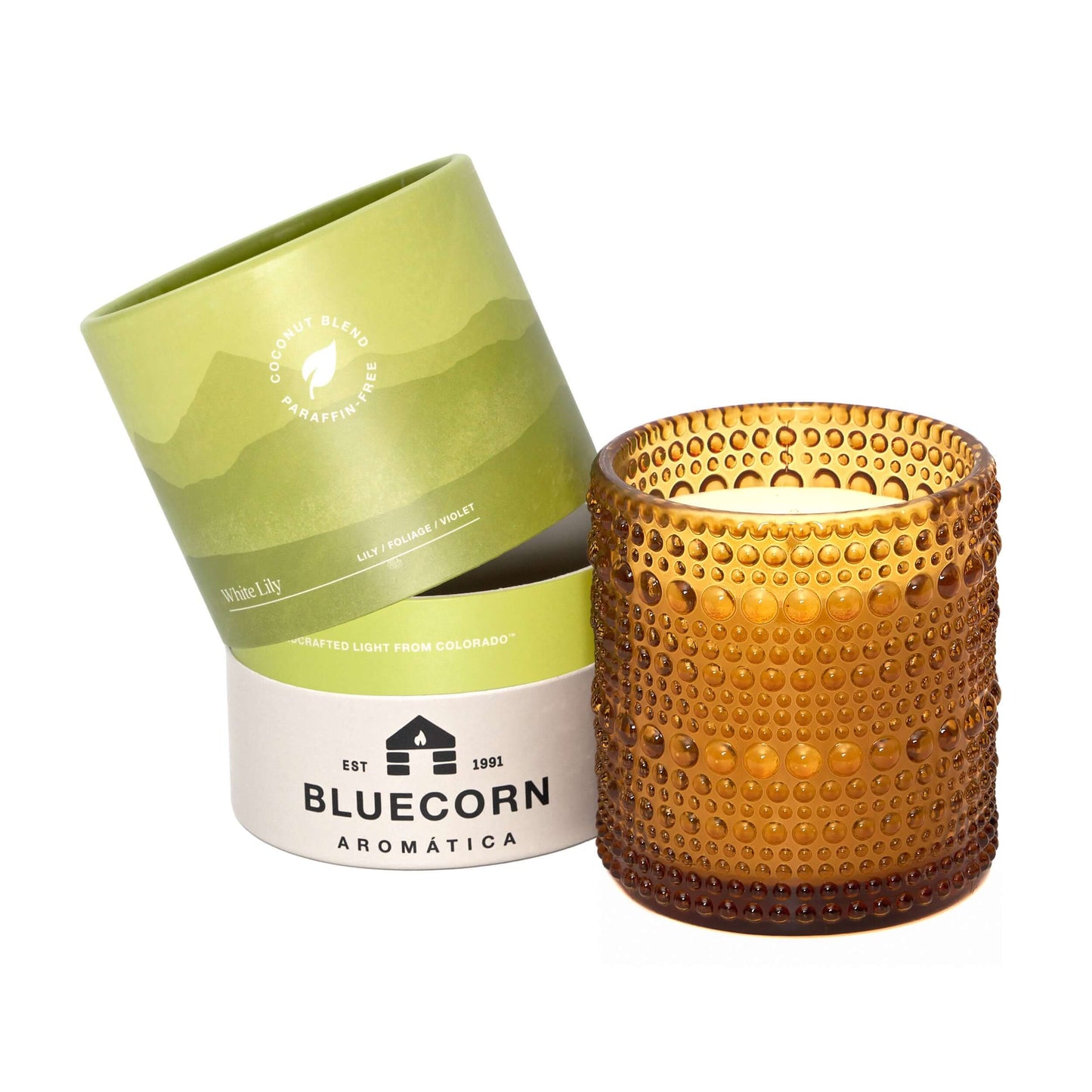 Bluecorn Hand-crafted Coconut Wax Candle