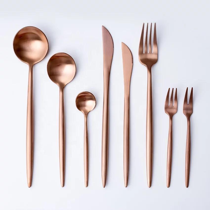 Annie Rose Gold Flatware