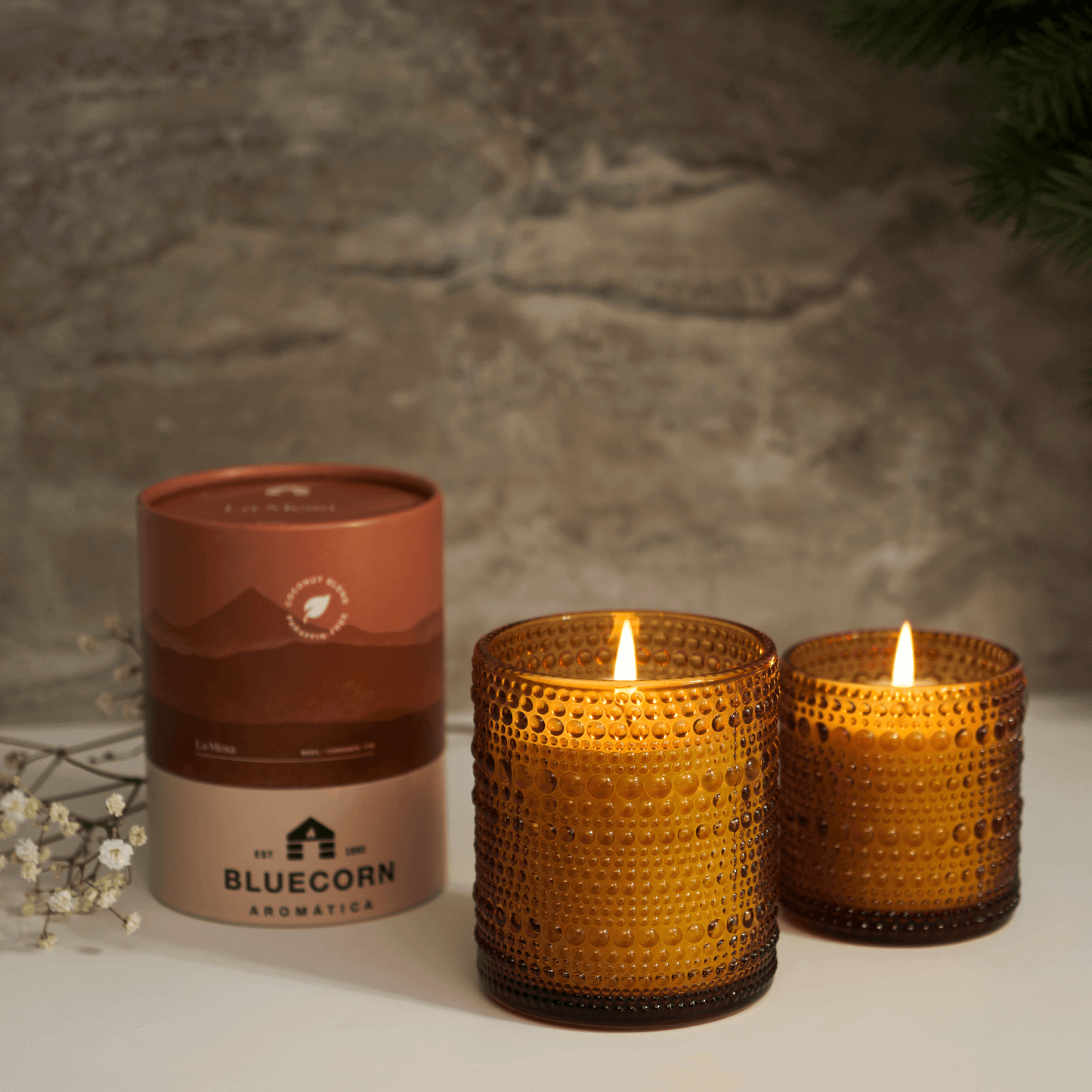 Bluecorn Hand-crafted Coconut Wax Candle