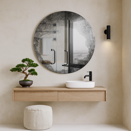Vintage Distressed Antique Wall Mirror