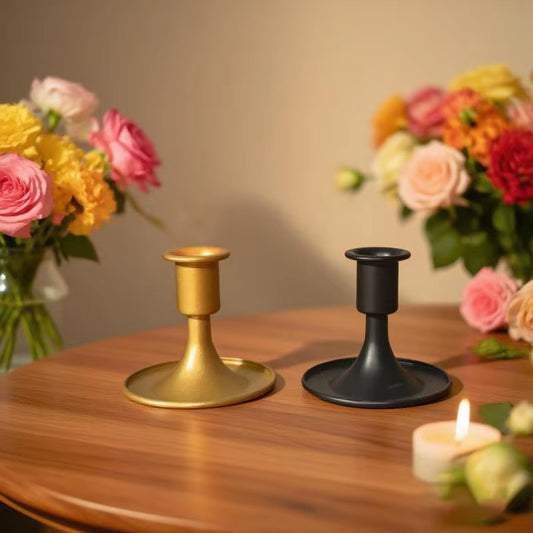 Vintage Iron Candlestick Holder