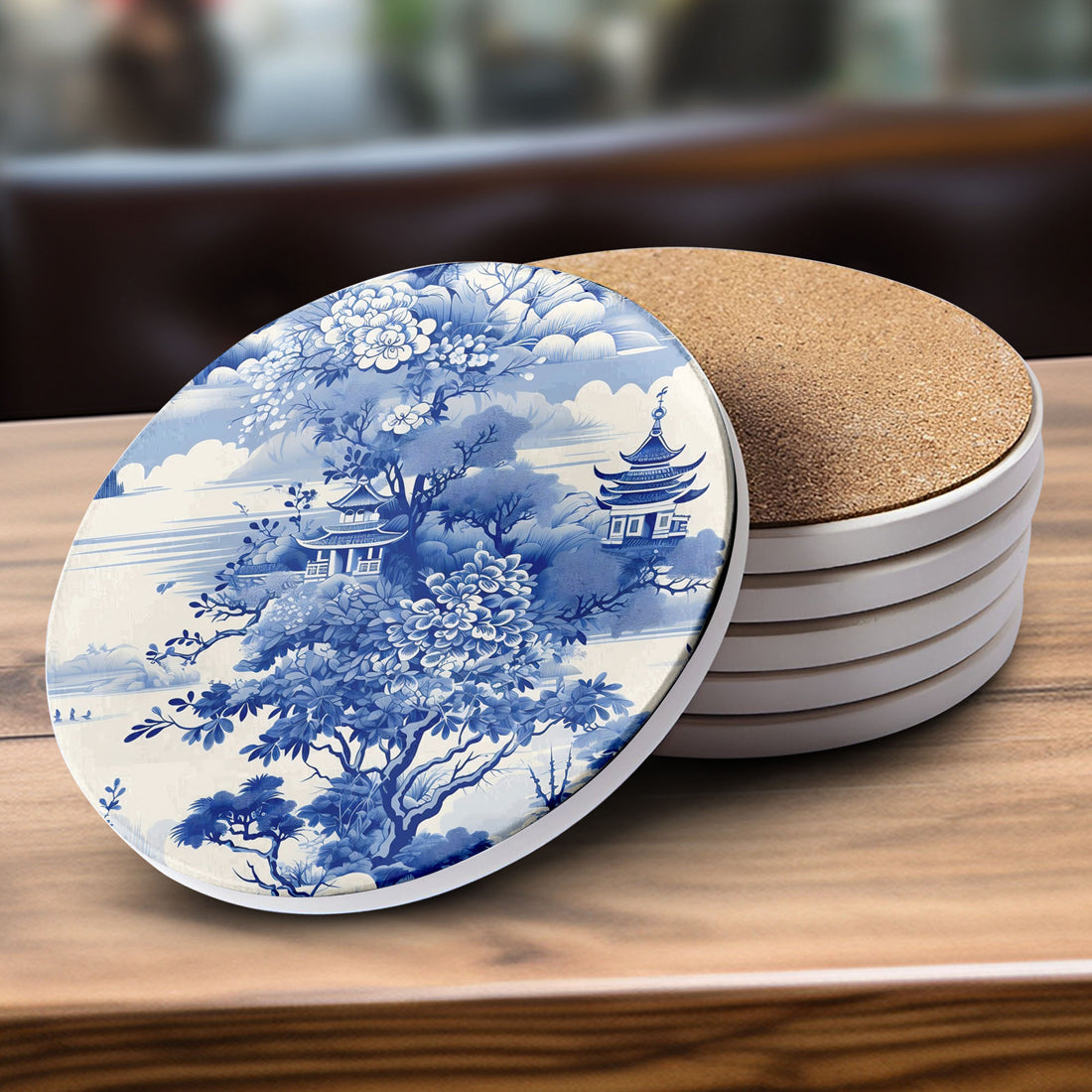 Chinoiserie Bleu Coasters