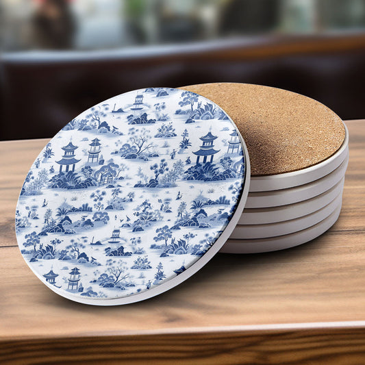 Chinoiserie Bleu Coasters