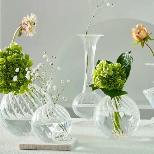 Modern Nordic Glass Vases by DecorBites™
