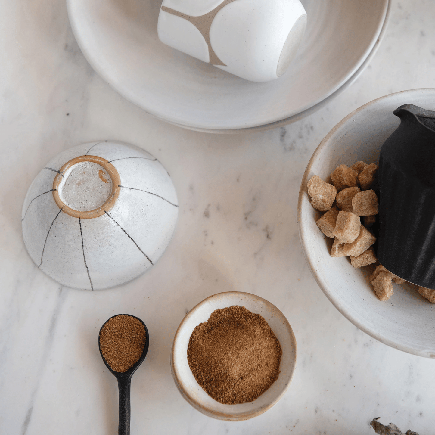 Pietra White Matte Stoneware Glazed Bowl