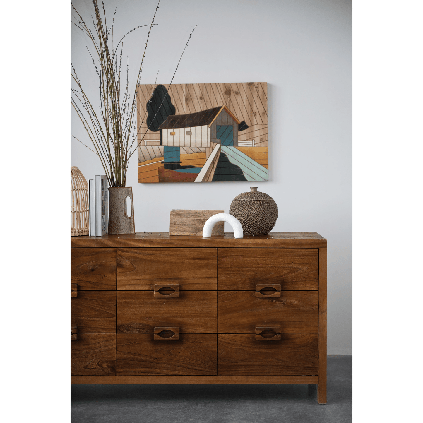 Mia Hand-Carved Mango Wood Boxes