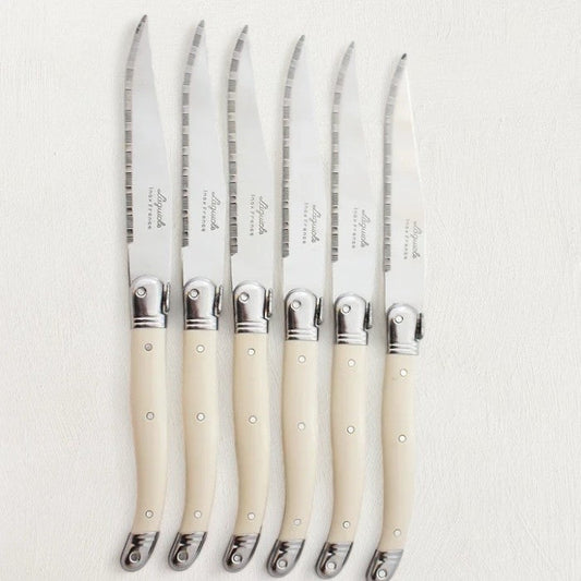 Laguiole Ivory Knives Cutlery Set in Presentation Box