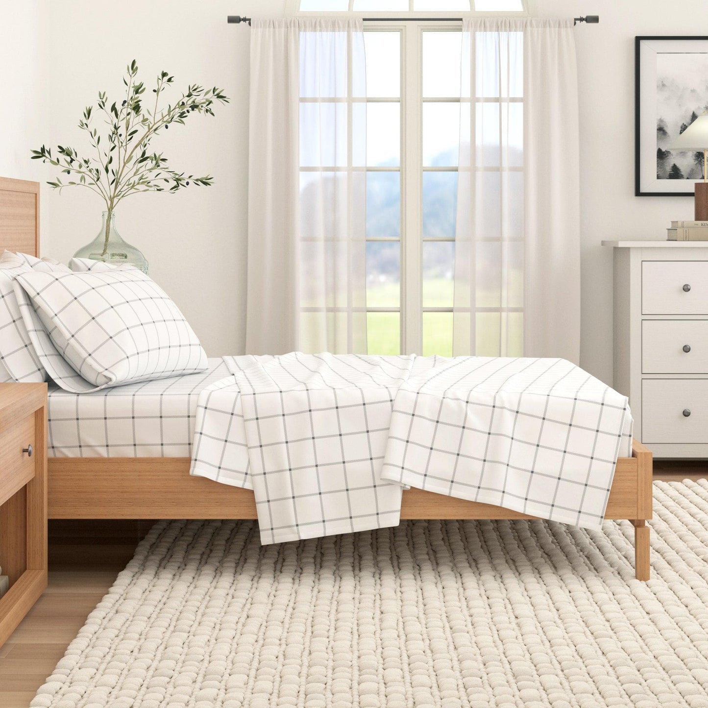 Belle Collection Turkish Cotton Flannel Sheet