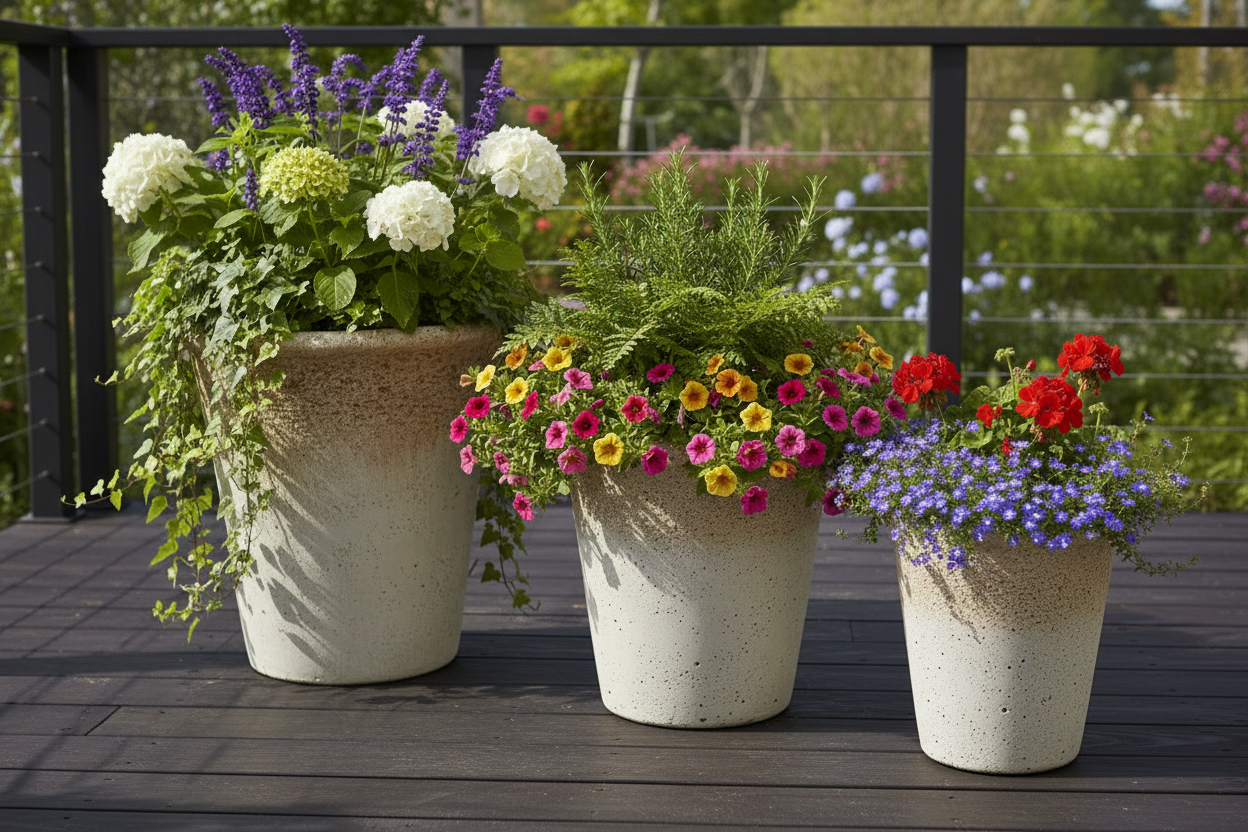 Maya Greenhouse Pot Trio