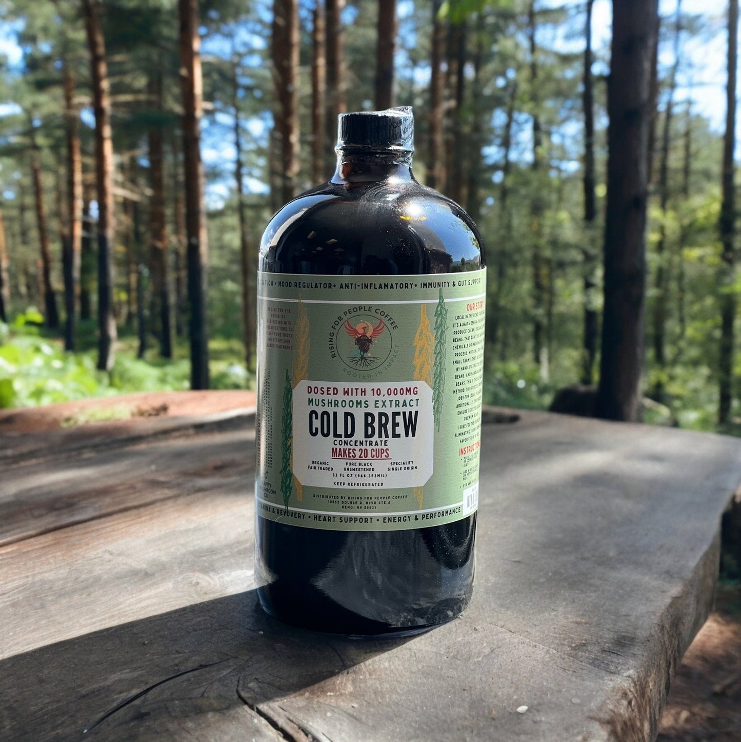 Happy Mushroom Concentrate Cold Brew Coffee