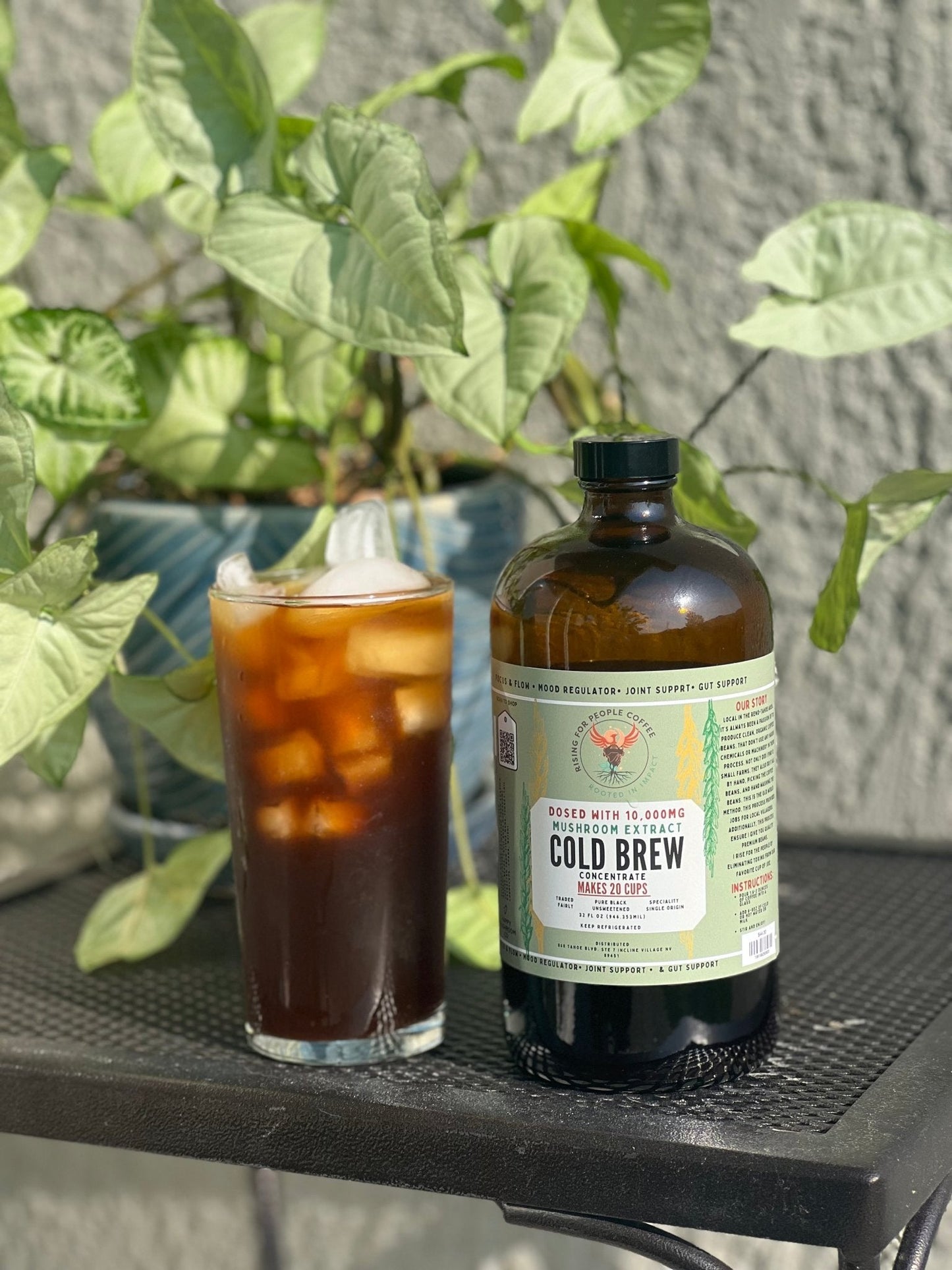 Happy Mushroom Concentrate Cold Brew Coffee