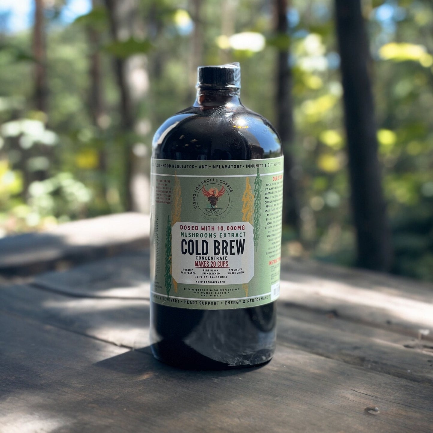 Happy Mushroom Concentrate Cold Brew Coffee