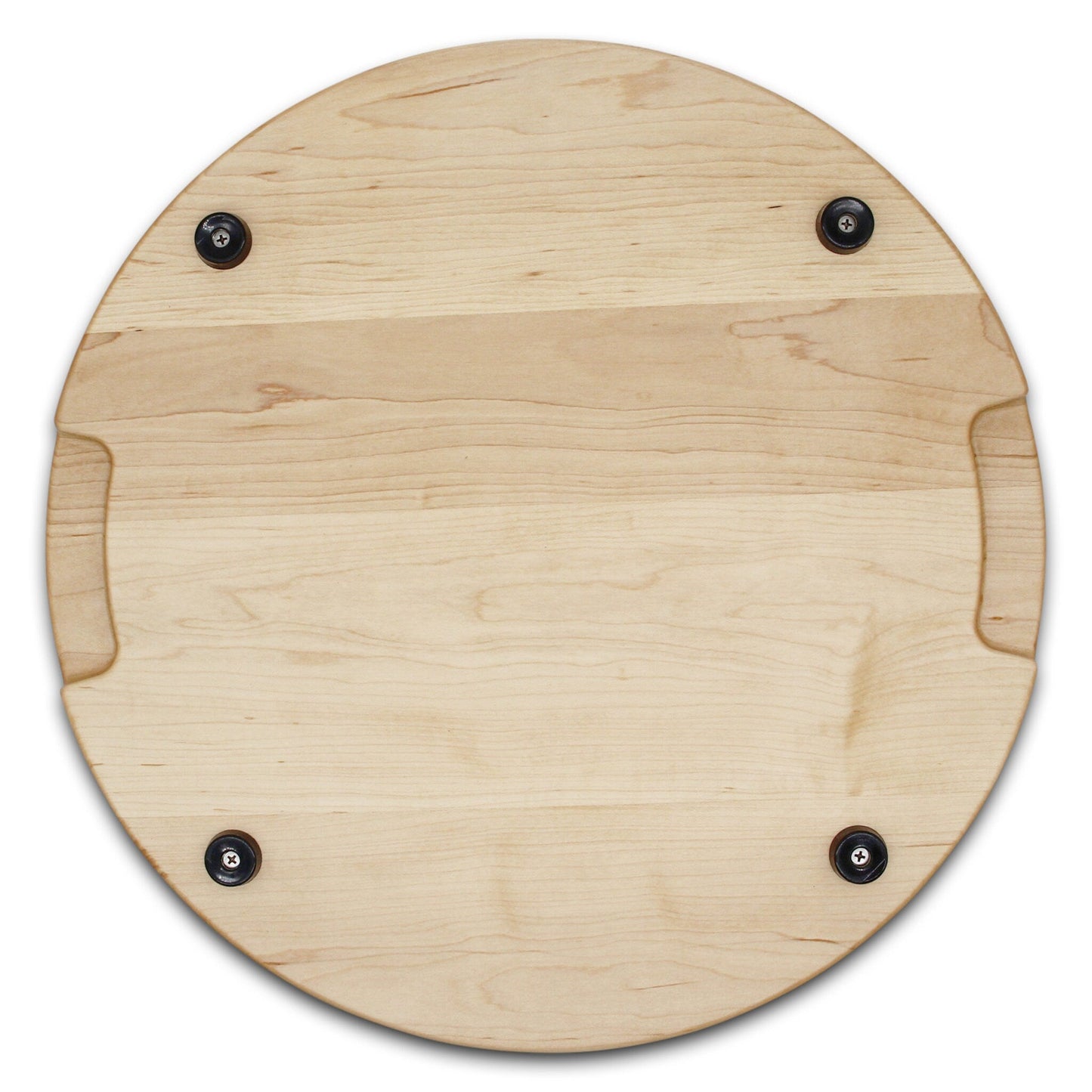 Taelinn Extra Large Round Wood Board with Feet