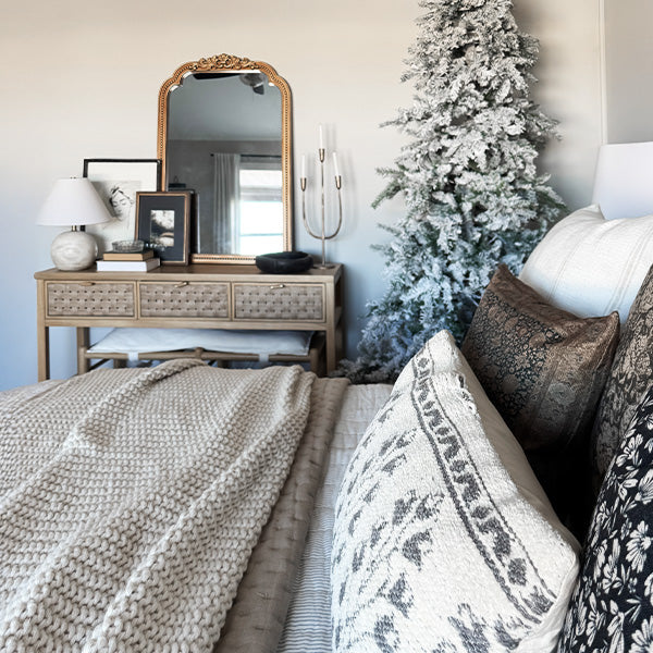 Vintage Inspired Gold Mirror