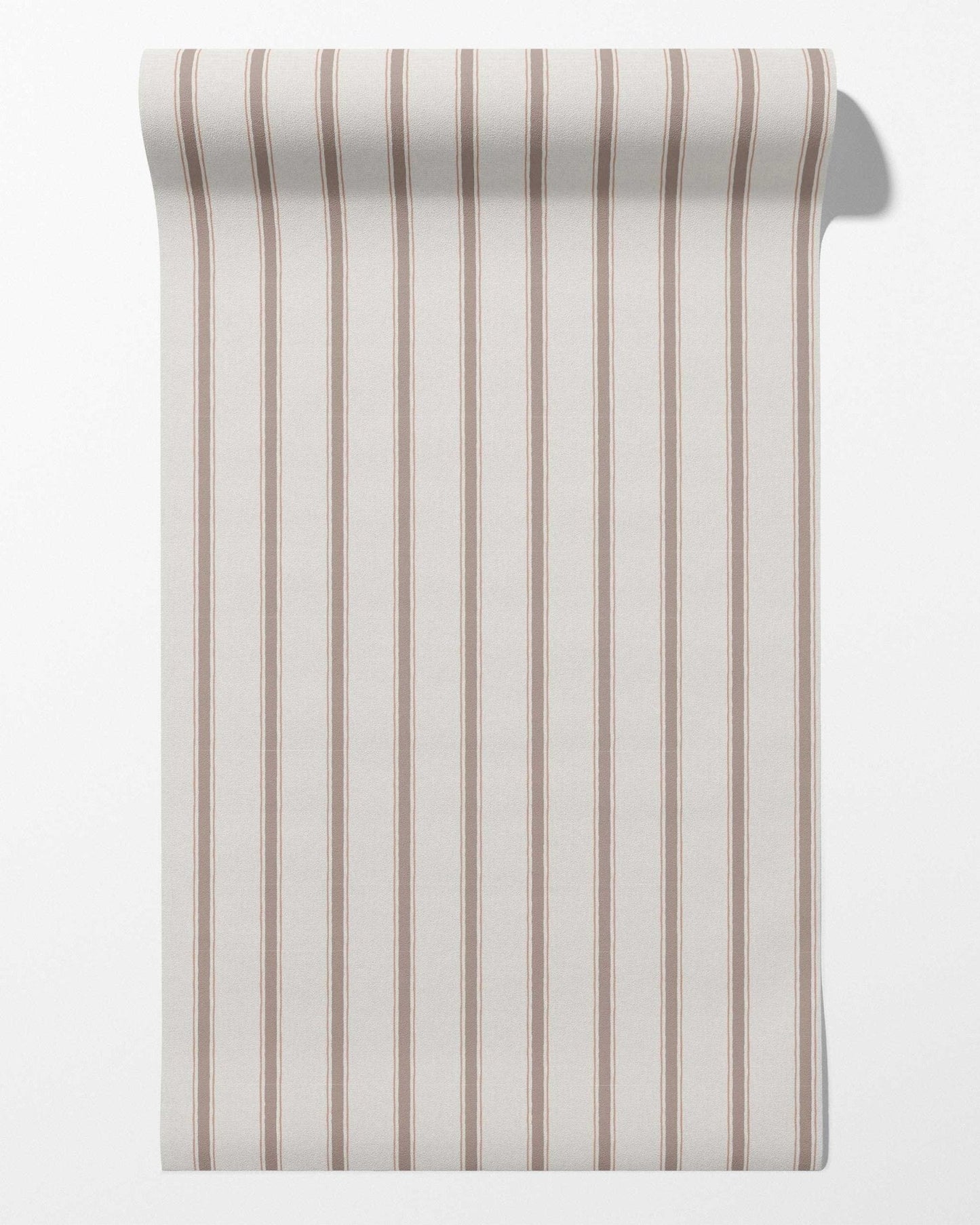 Moulding Line Wallpaper in Vintage Rose
