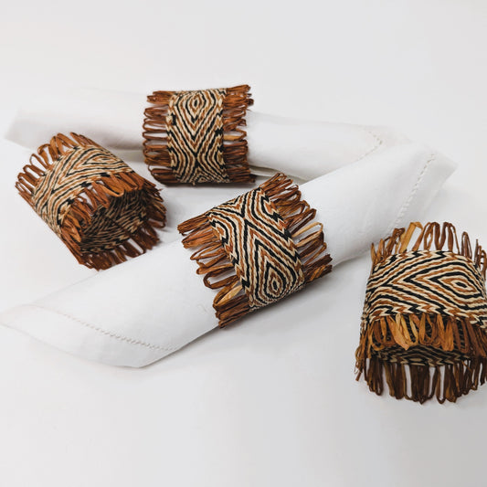 Cardwoven Soa Raffia Napkin Ring